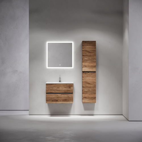 Тумба под раковину Sancos Urban UR70ECH 70х50 подвесная цвет коричневый - фото 2